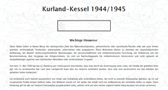 Desktop Screenshot of kurland-kessel.de